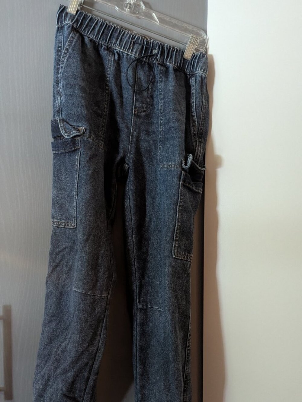 Jogger Jeans Elastic Waistband and Elastic Ankles
